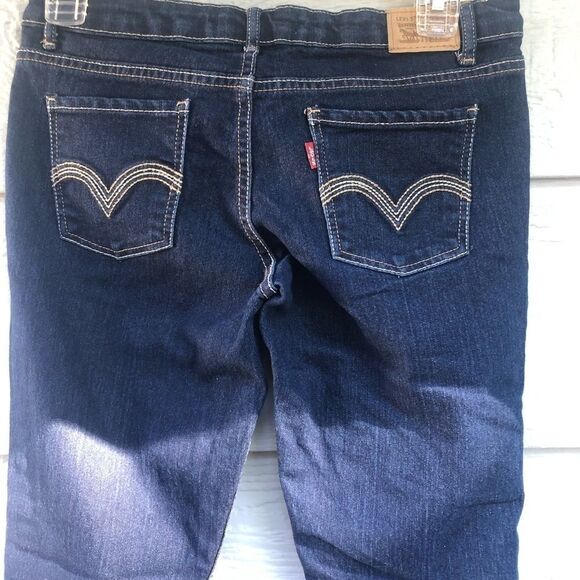 Levi’s kids youth 711 skinny dark wash 16 regular - Picture 6 of 11